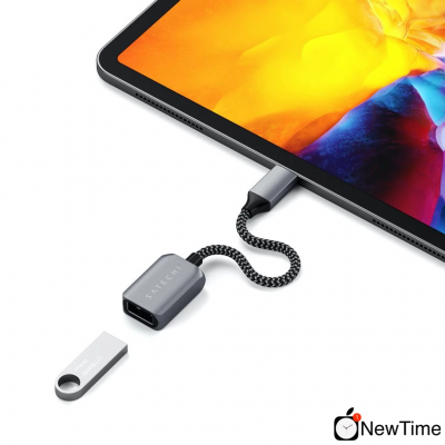 Satechi Aluminum USB-C до USB 3.0 Adapter Cable (ST-UCATCM)