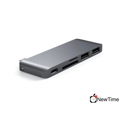 Satechi Type-C USB 3.0 Passthrough Hub Space Gray (ST-TCUPM)