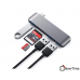 Satechi Type-C USB 3.0 3-in-1 Combo Hub Space Gray (ST-TCUHM)