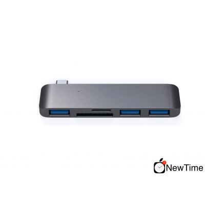Satechi Type-C USB 3.0 3-in-1 Combo Hub Space Gray (ST-TCUHM)