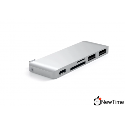 Satechi Type-C USB 3.0 Passthrough Hub Silver (ST-TCUPS)