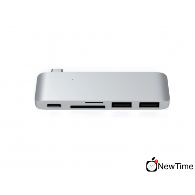 Satechi Type-C USB 3.0 Passthrough Hub Silver (ST-TCUPS)