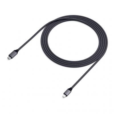 Satechi USB-C для освітлення Cable Space Gray (1.8 m) (ST-TCL18M)