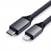 Satechi USB-C для освітлення Cable Space Gray (1.8 m) (ST-TCL18M)