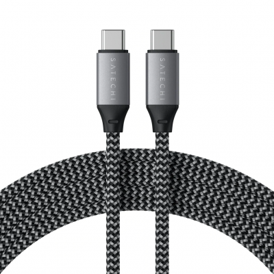 Satechi USB-C to USB-C Cable 100W Space Gray (2 m) (ST-TCC2MM)