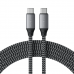 Satechi USB-C to USB-C Cable 100W Space Gray (2 m) (ST-TCC2MM)
