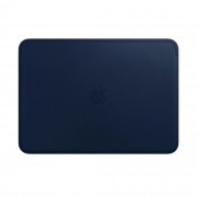 Apple Leather Sleeve for 12" MacBook (2015-2017) - Midnight Blue (MQG02)