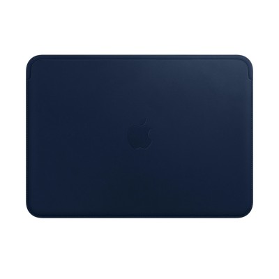 Apple Leather Sleeve для 12" MacBook (2015-2017) - Midnight Blue (MQG02)