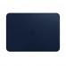 Apple Leather Sleeve для 12" MacBook (2015-2017) - Midnight Blue (MQG02)