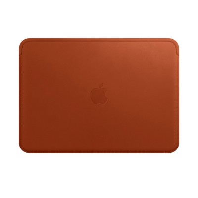 Apple Leather Sleeve для 12" MacBook (2015-2017) - Saddle Brown (MQG12)