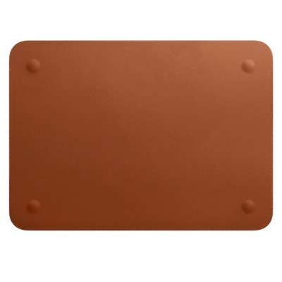 Apple Leather Sleeve для 12" MacBook (2015-2017) - Saddle Brown (MQG12)