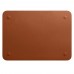 Apple Leather Sleeve для 12" MacBook (2015-2017) - Saddle Brown (MQG12)