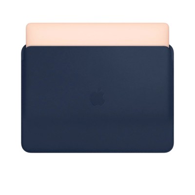 Apple Leather Sleeve for 13-inch MacBook Air and MacBook Pro - Midnight Blue (MRQL2)