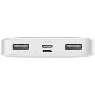 Внешний аккумулятор Baseus Bipow Digital Display 10000 mAh 15W White (PPDML-I02)