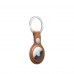 Apple AirTag Leather Key Ring Saddle Brown (MX4M2)