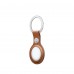 Apple AirTag Leather Key Ring Saddle Brown (MX4M2)