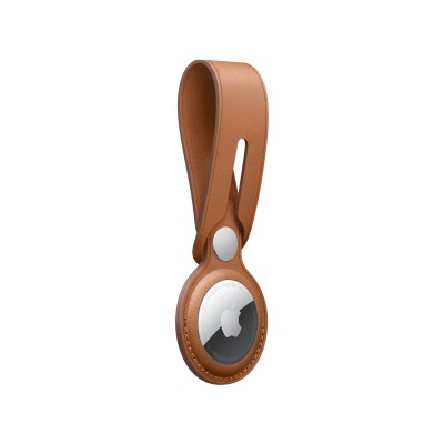 Apple AirTag Leather Loop Saddle Brown (MX4A2)