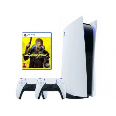 Ігрова консоль Sony PlayStation 5 Blu-ray 825GB + Sony DualSense + Cyberpunk 2077