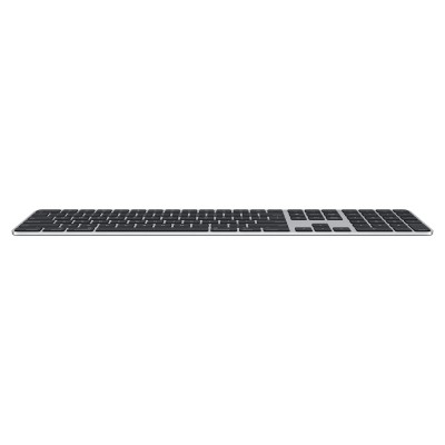 Apple Magic Keyboard with Touch ID and Numeric Keypad for Mac models with Apple silicon - Ukrainian - Black Keys (MMMR3UA/A) | украинская раскладка