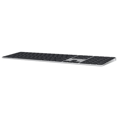 Apple Magic Keyboard with Touch ID and Numeric Keypad for Mac models with Apple silicon - Ukrainian - Black Keys (MMMR3UA/A) | украинская раскладка