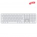 Apple Magic Keyboard with Touch ID and Numeric Keypad for Mac models with Apple silicon - Ukrainian - White Keys (MK2C3UA/A) | украинская раскладка