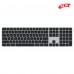 Apple Magic Keyboard with Touch ID and Numeric Keypad for Mac models with Apple silicon - Black Keys (MMMR3LL/A) | английская раскладка США