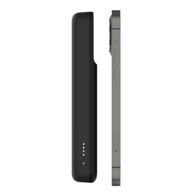 Портативное зарядное устройство Belkin BOOST↑CHARGE™ MagSafe Magnetic Portable Wireless Charger 10,000mAh - Black (BPD001btBK)
