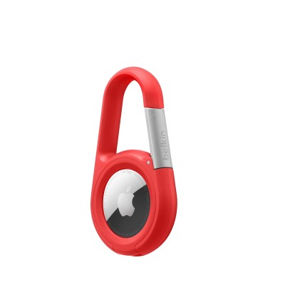 Belkin Secure Holder with Carabiner for AirTag - Red (MSC008dsRD)