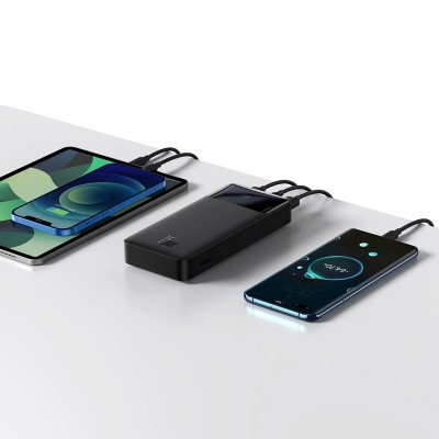 Зовнішній акумулятор Baseus Bipow Digital Display 20000 mAh 15W Black (PPDML-J01)