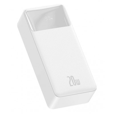 Внешний аккумулятор Baseus Bipow Digital Display 30000mAh 20W White (PPDML-N02)