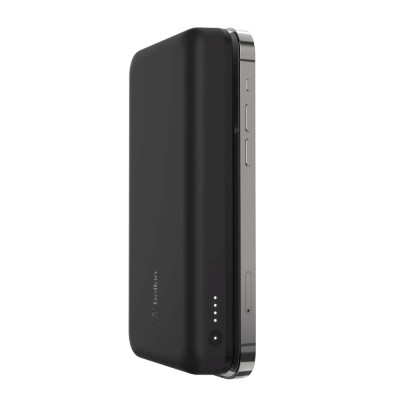 Портативное зарядное устройство Belkin BOOST↑CHARGE™ MagSafe Magnetic Portable Wireless Charger 10,000mAh - Black (BPD001btBK)