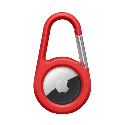Belkin Secure Holder with Carabiner for AirTag - Red (MSC008dsRD)