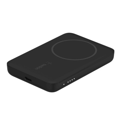 Портативное зарядное устройство Belkin BOOST↑CHARGE™ MagSafe Magnetic Wireless Power Bank 2500mAh - Black (BPD002BTBK)
