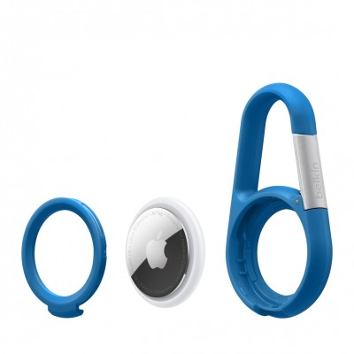 Belkin Secure Holder with Carabiner for AirTag - Blue (MSC008dsBL)