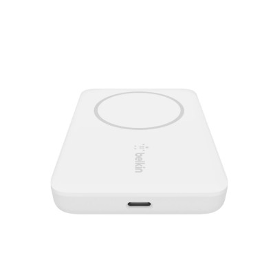 Портативное зарядное устройство Belkin BOOST↑CHARGE™ MagSafe Magnetic Wireless Power Bank 2500mAh - White (BPD002btWH)