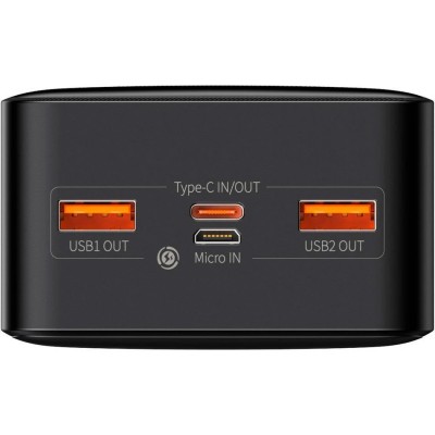 Внешний аккумулятор Baseus Bipow Digital Display 30000 mAh 20W Black (PPDML-N01)