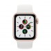 Apple Watch SE GPS 40mm Gold Aluminum Case with White Solo Loop - Size 6 (MN783)