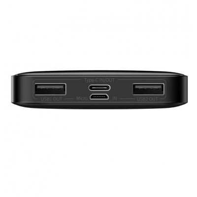 Зовнішній акумулятор Baseus Bipow Digital Display 10000 mAh 15W Black (PPDML-I01)