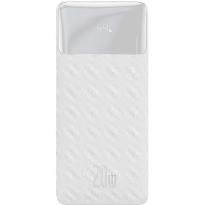 Внешний аккумулятор Baseus Bipow Digital Display 10000 mAh 20W White (PPDML-L02)