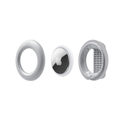 Belkin Secure Holder with Clip for AirTag - Light Gray (MSC012dsLG)