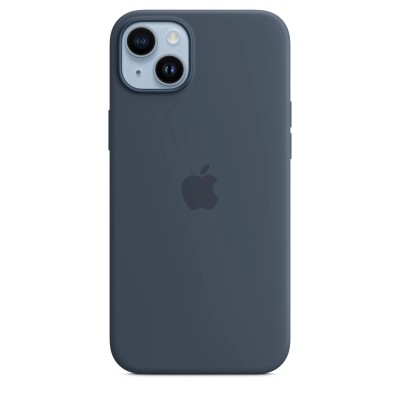 Apple iPhone 14 Plus Silicone Case with MagSafe - Storm Blue (MPT53)