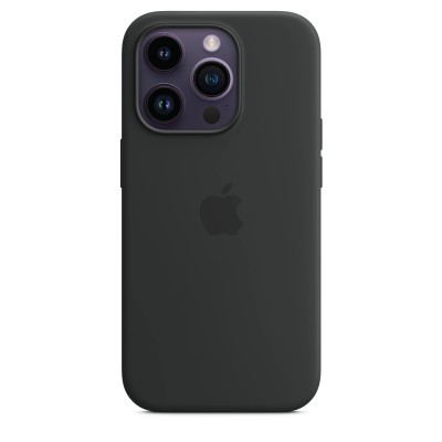 Apple iPhone 14 Pro Silicone Case with MagSafe - Midnight (MPTE3)