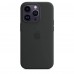 Apple iPhone 14 Pro Silicone Case with MagSafe - Midnight (MPTE3)