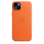 Apple iPhone 14 Plus Leather Case with MagSafe - Orange (MPPF3)
