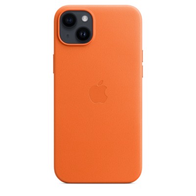 Apple iPhone 14 Plus Leather Case with MagSafe - Orange (MPPF3)