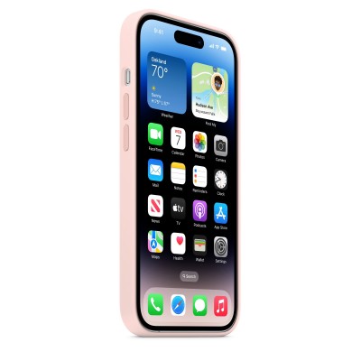 Apple iPhone 14 Pro Silicone Case з MagSafe - Chalk Pink (MPTH3)