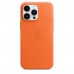 Apple iPhone 14 Pro Max Leather Case with MagSafe - Orange (MPPR3)