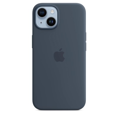 Apple iPhone 14 Silicone Case with MagSafe - Storm Blue (MPRV3)