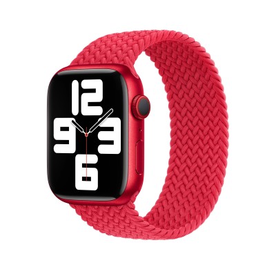 Apple (PRODUCT)RED Braided Solo Loop - Size 11 для Apple Watch 42/44/45/49mm (MPCJ3)