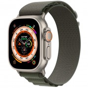 Apple Watch Ultra GPS + Cellular 49mm Titanium Case з Green Alpine Loop - Small (MNHC3, MNHJ3)